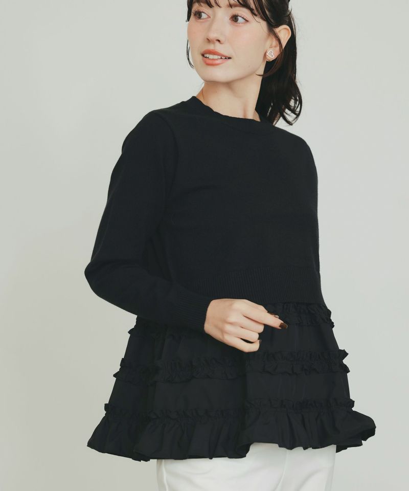 model：H155　着用サイズ：M　ブラック