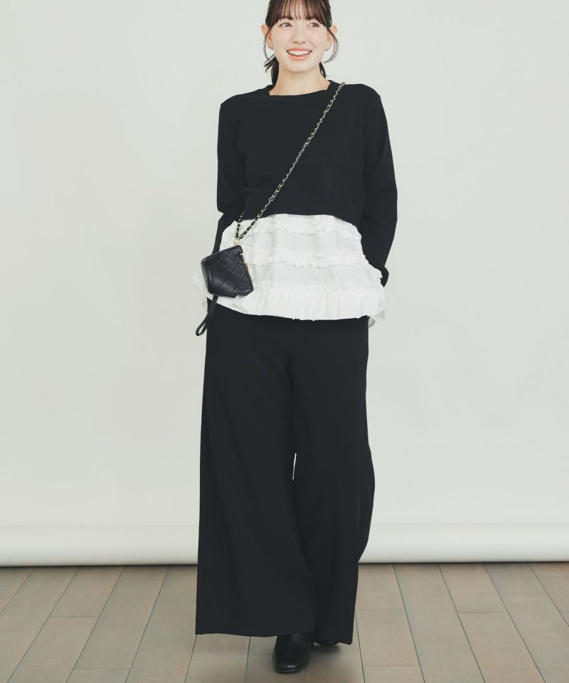 model：H155　着用サイズ：M　ブラック系その他