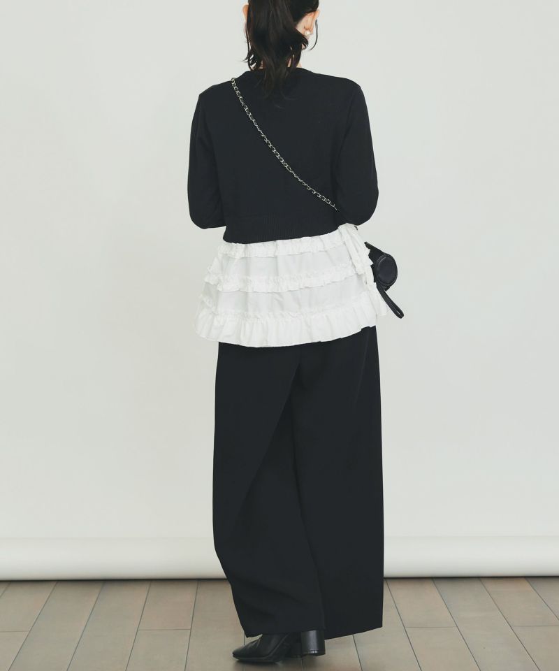 model：H155　着用サイズ：M　ブラック系その他