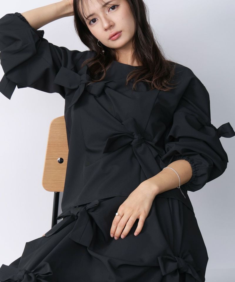 model：H160　着用サイズ：M　ブラック