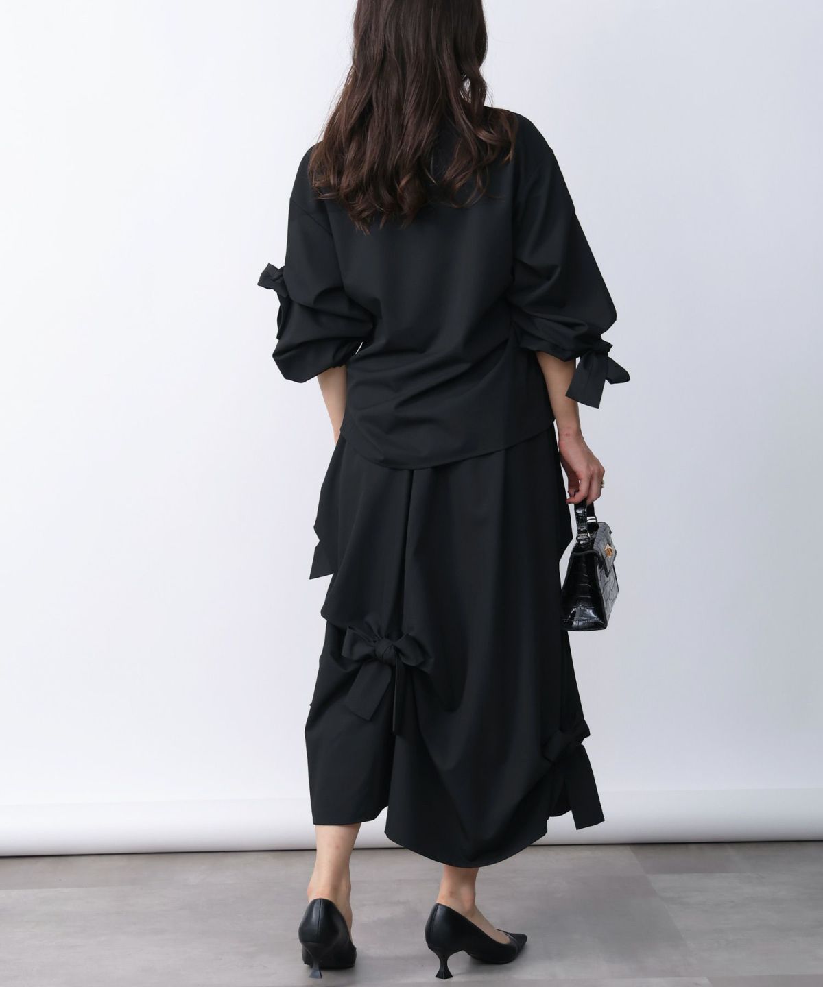 model：H160　着用サイズ：M　ブラック　セットアップで