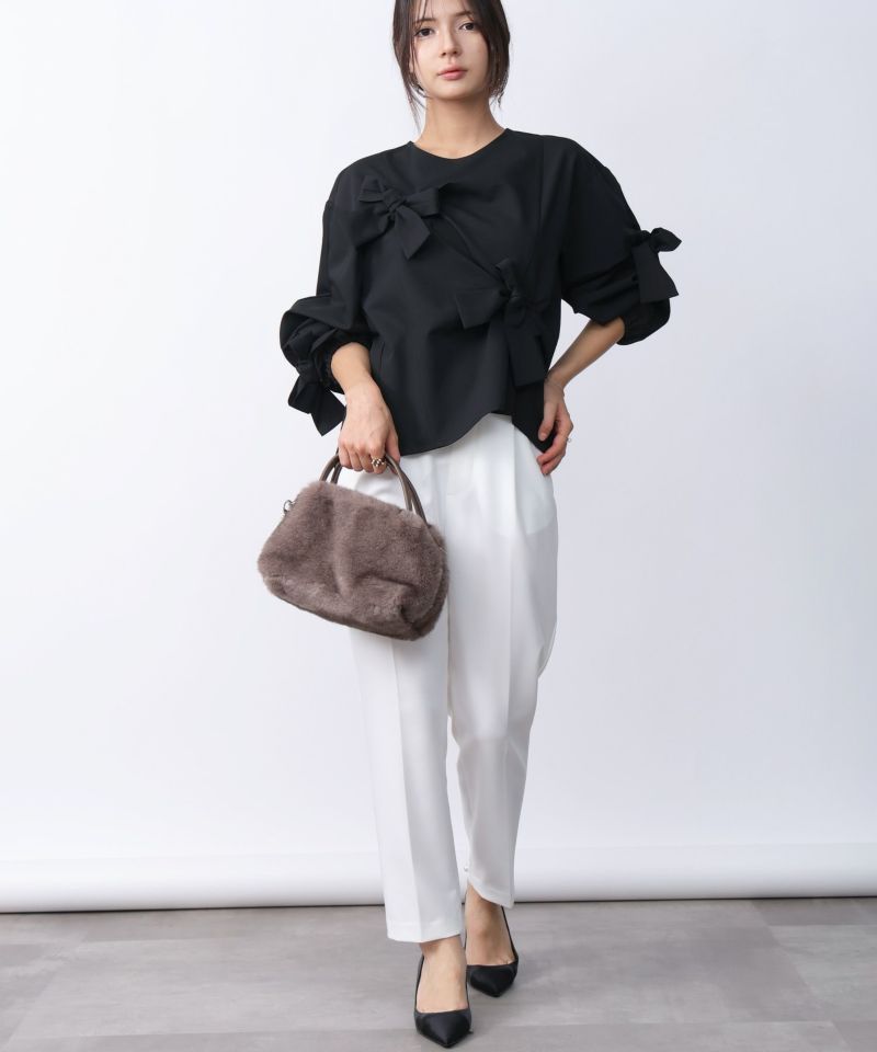 model：H160　着用サイズ：M　ブラック