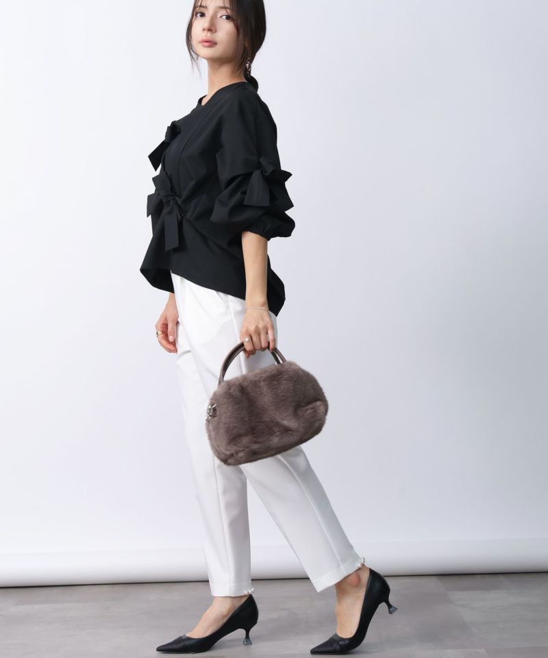 model：H160　着用サイズ：M　ブラック