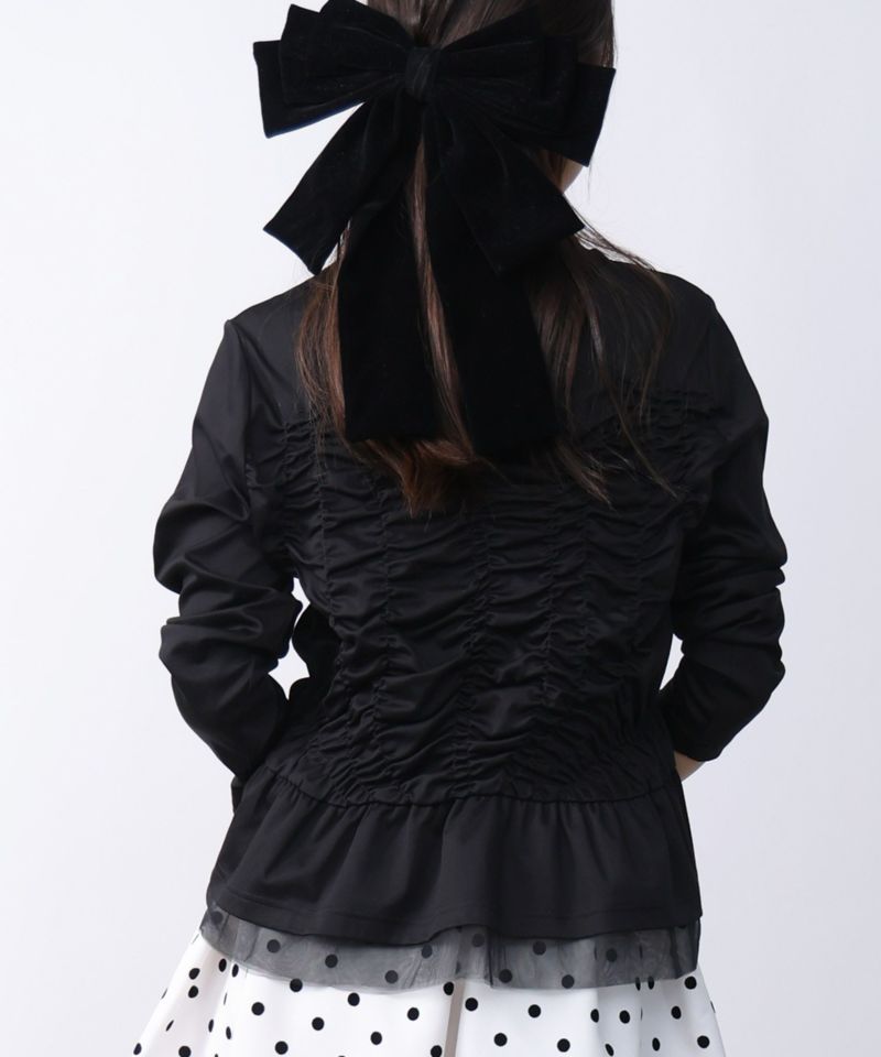 model：H160　着用サイズ：M　ブラック