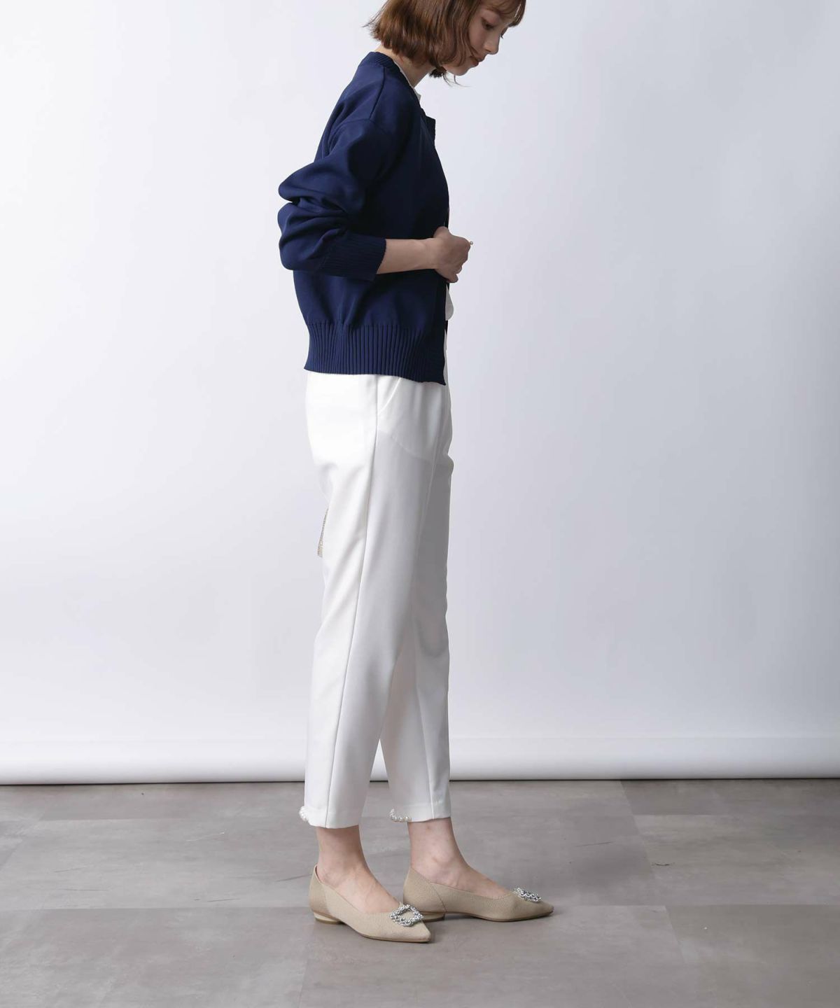 model：H171　着用サイズ：M　ネイビー