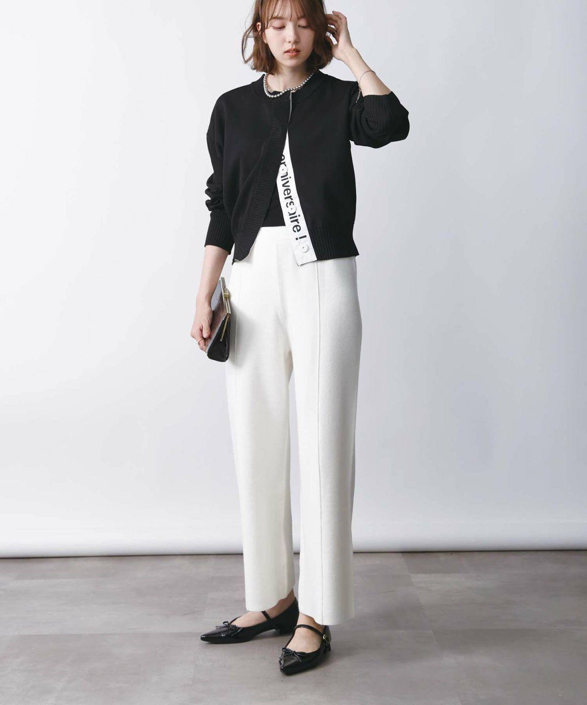 model：H171　着用サイズ：M　ブラック