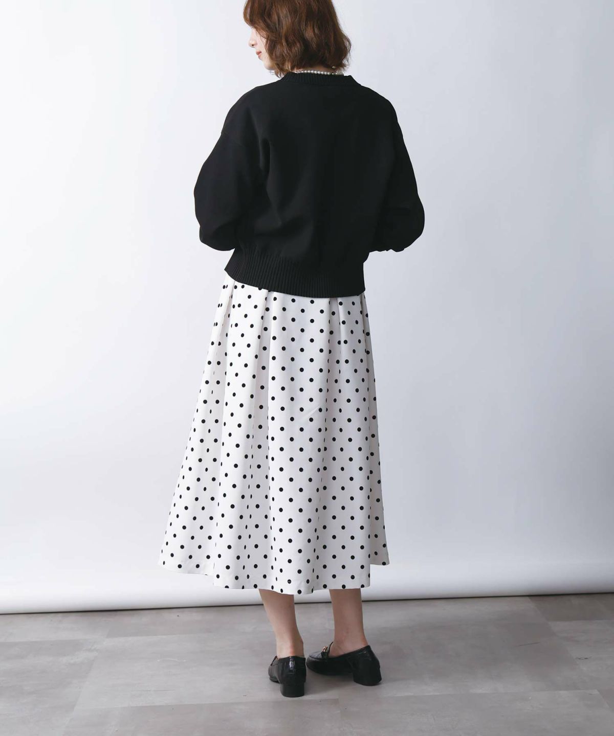 model：H171　着用サイズ：M　ブラック