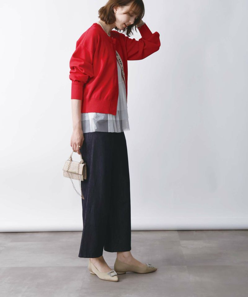 model：H171　着用サイズ：M　レッド