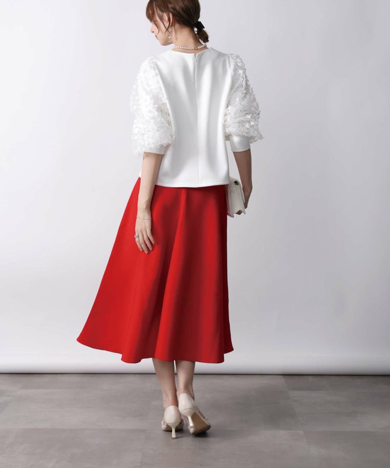 model：H171　着用サイズ：M　オフホワイト