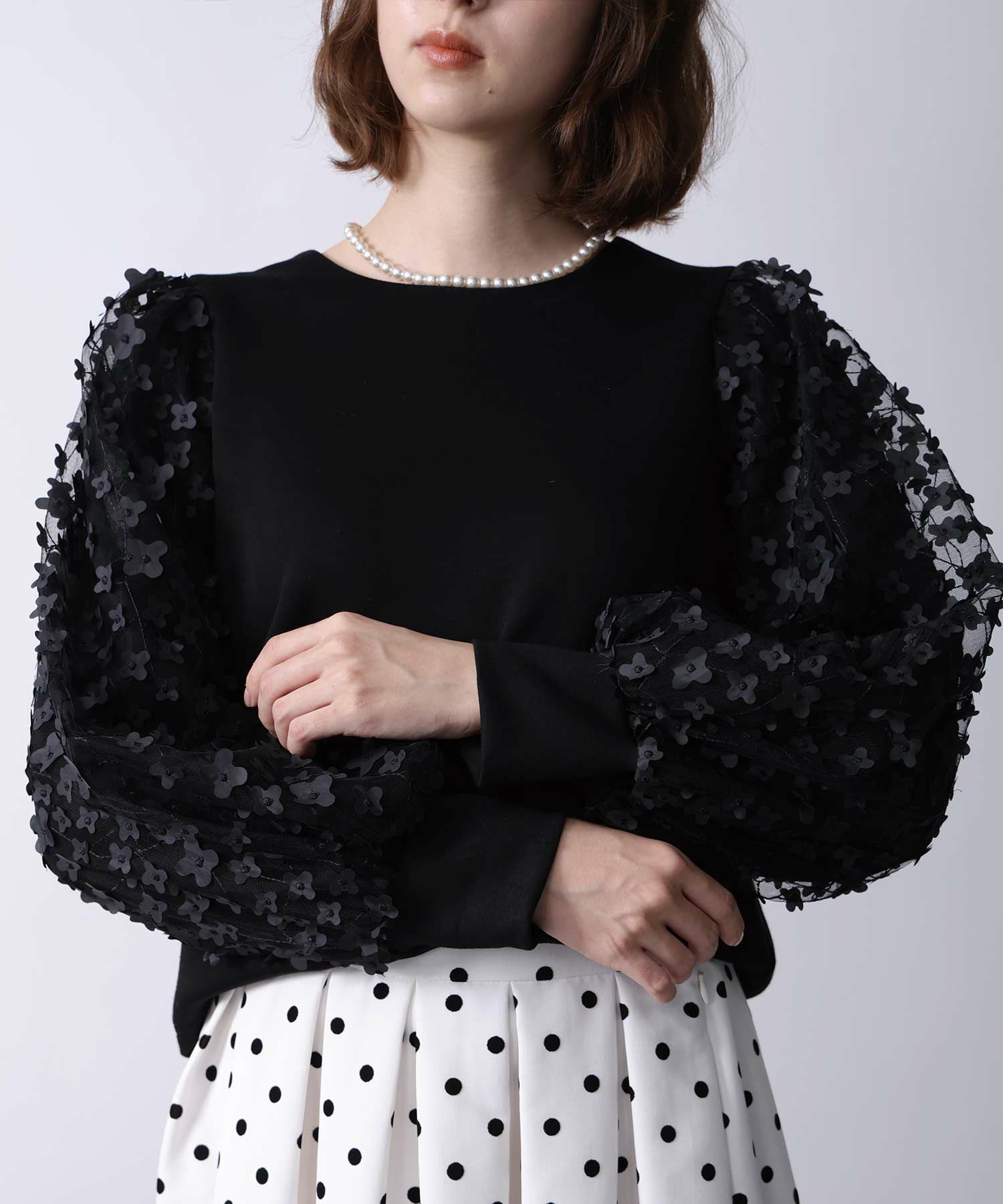 フラワーチュールスリーブプルオーバー | PICCIN (ピッチン) 公式通販