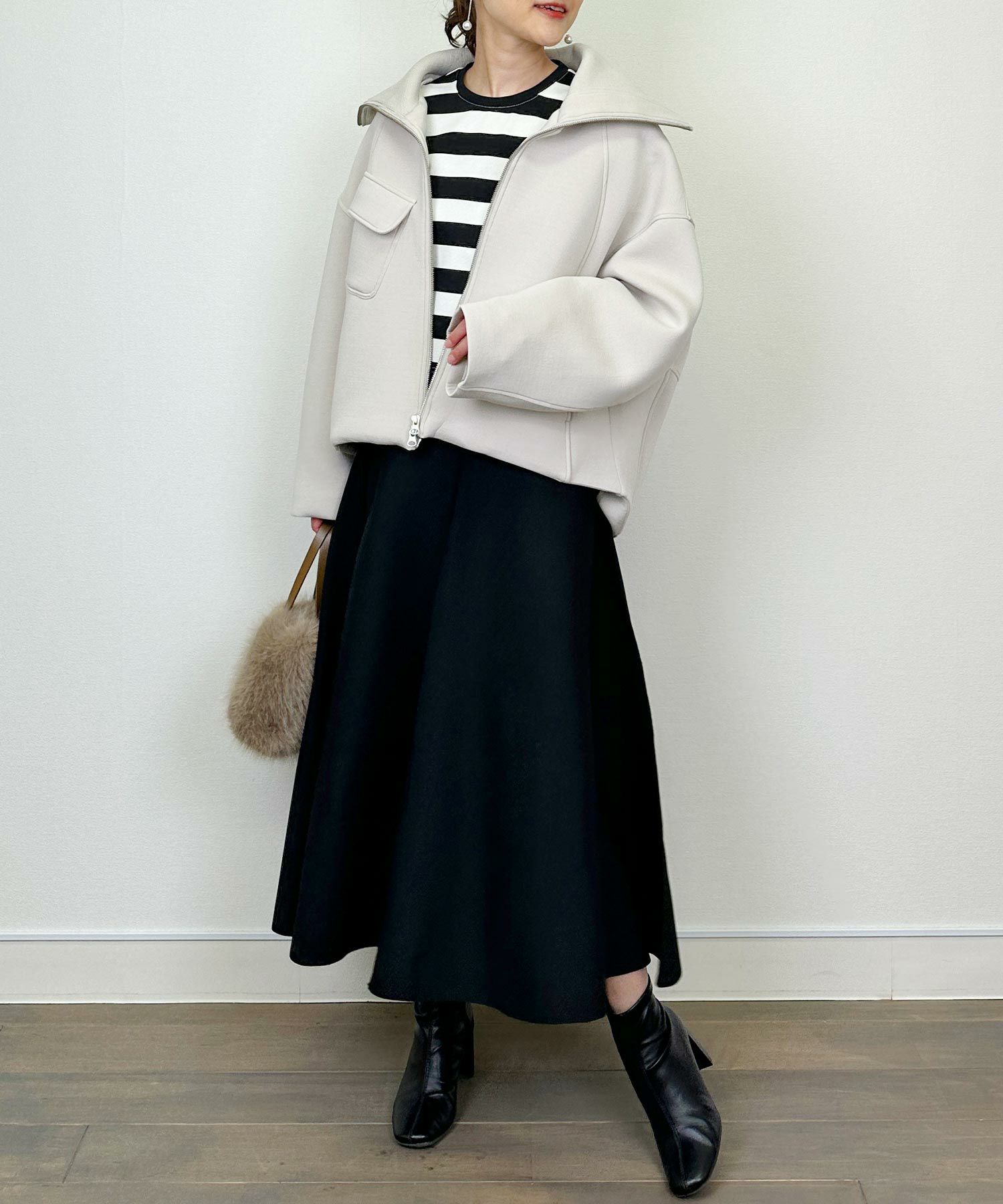 リブ襟ダンボールブルゾン | PICCIN (ピッチン) 公式通販