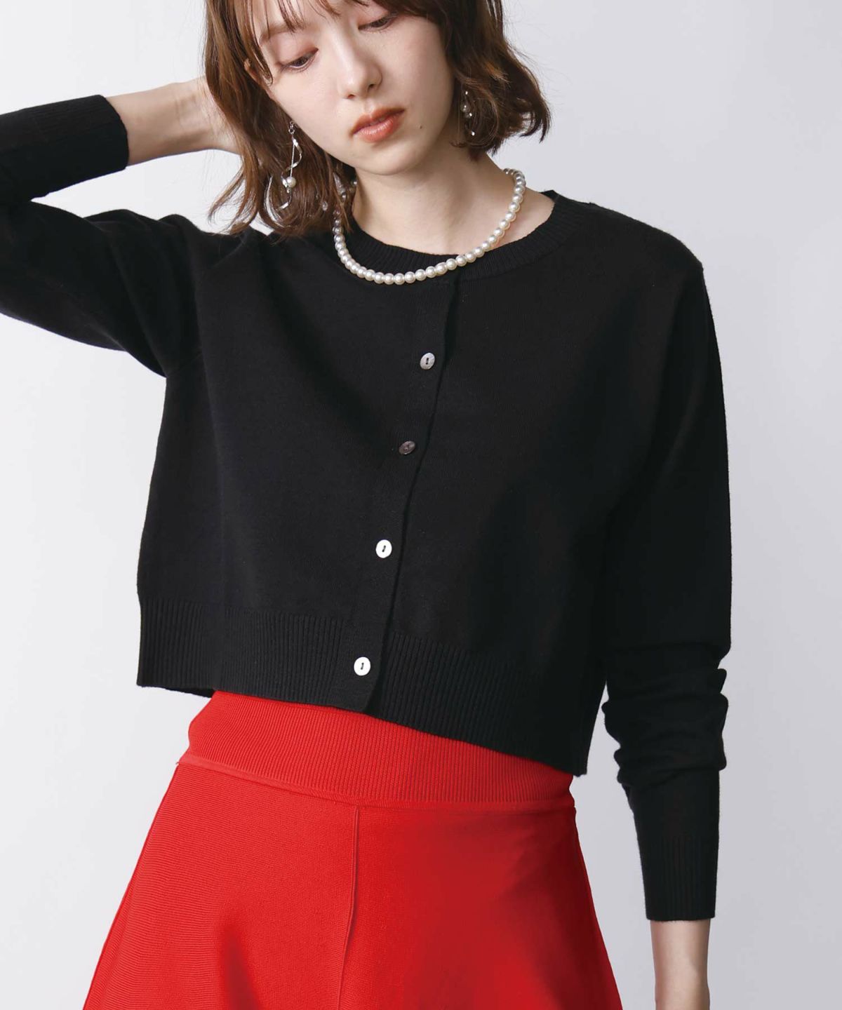 model：H171　着用サイズ：M ブラック