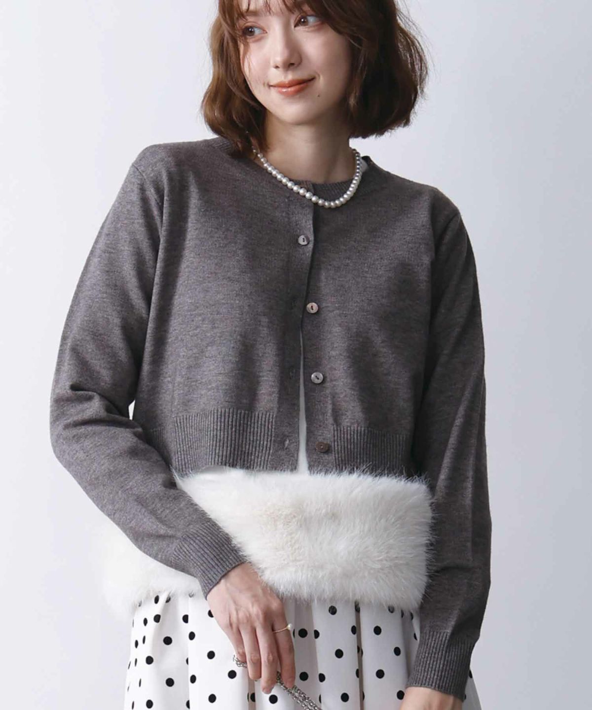 model：H171　着用サイズ：M グレー