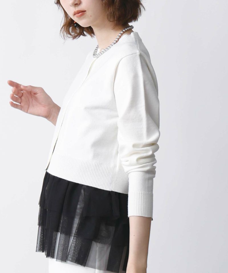 model：H171　着用サイズ：M オフホワイト