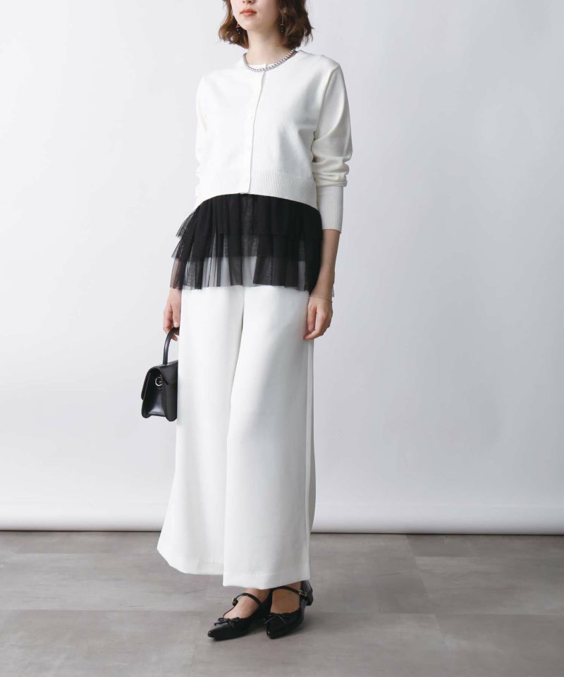 model：H171　着用サイズ：M オフホワイト