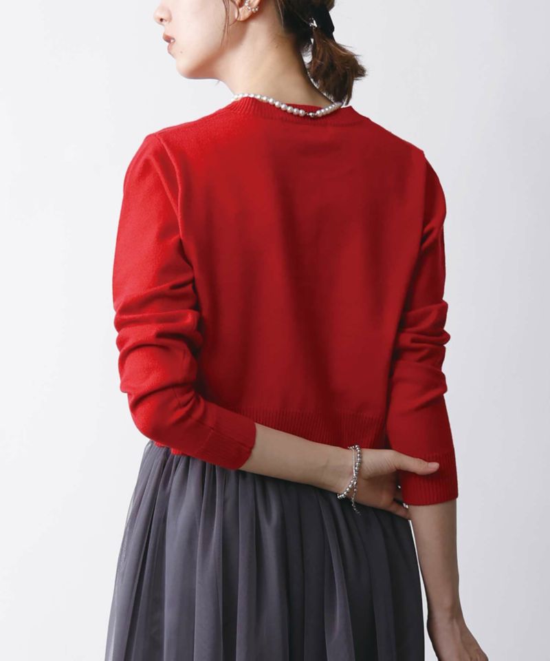 model：H171　着用サイズ：M レッド