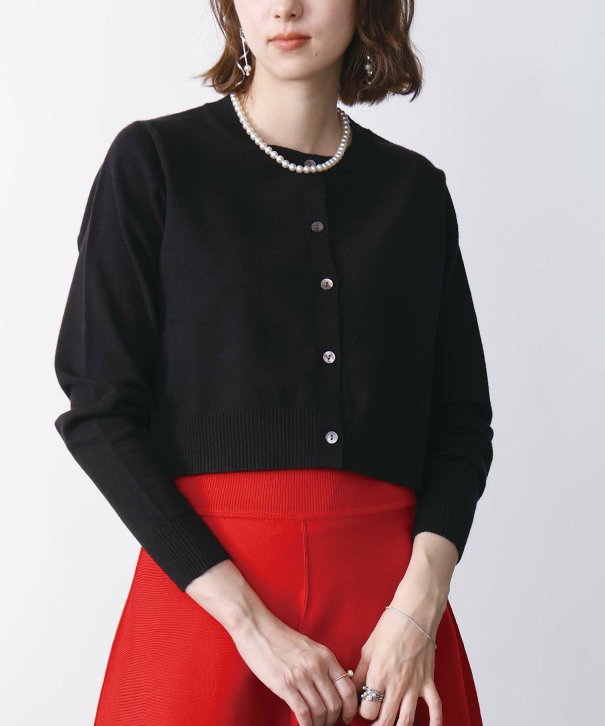 model：H171　着用サイズ：M ブラック