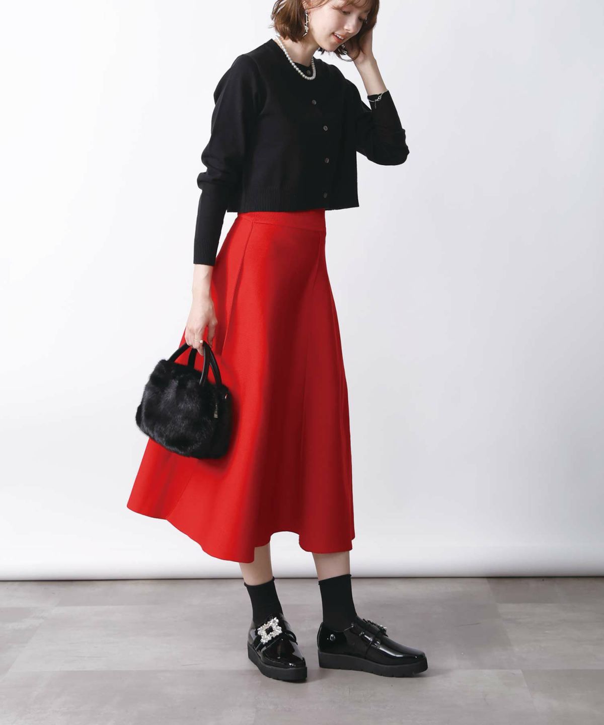 model：H171　着用サイズ：M ブラック