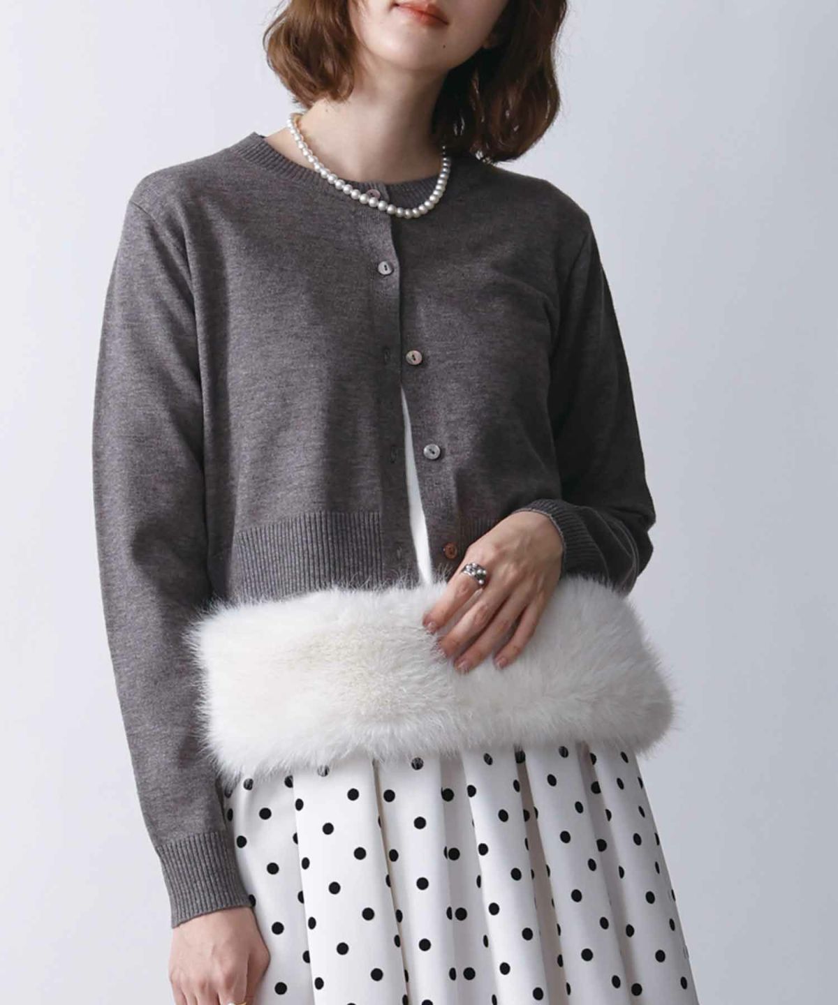 model：H171　着用サイズ：M グレー