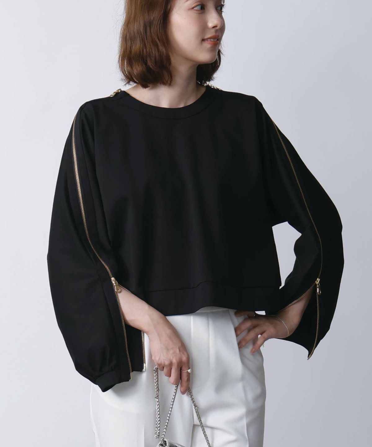 model：H171　着用サイズ：M　ブラック