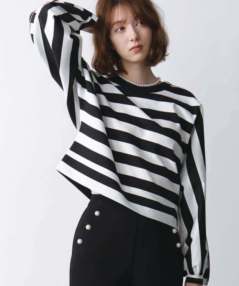 model：H171　着用サイズ：M　ホワイト系その他