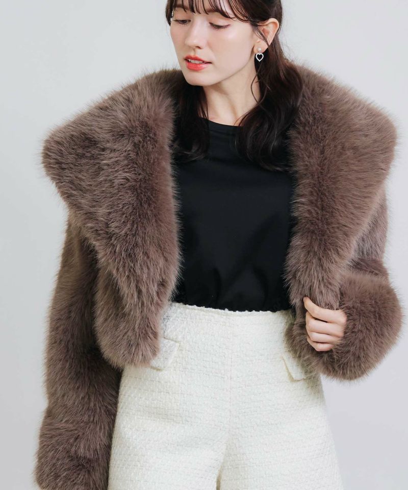 model：H155　着用サイズ：M　ブラウン