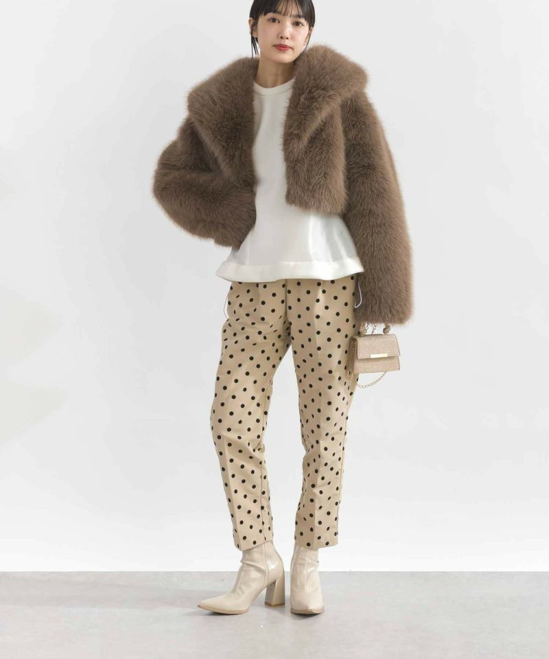 model：H162　着用サイズ：M　ブラウン