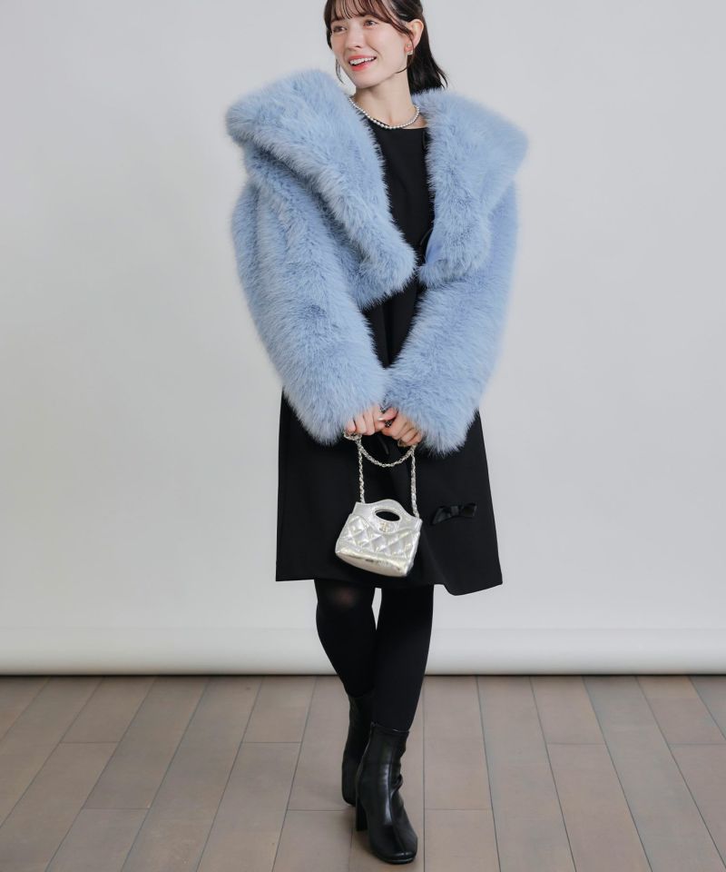 model：H155　着用サイズ：M　ブルーグレー