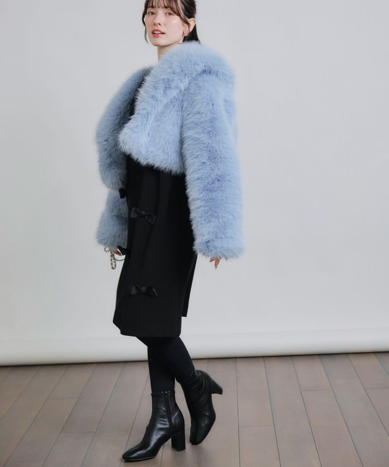 model：H155　着用サイズ：M　ブルーグレー