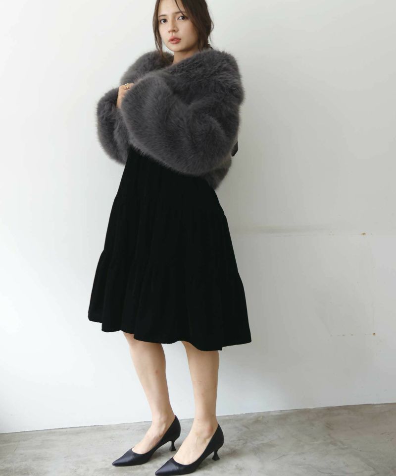 model：H160　着用サイズ：M　グレー