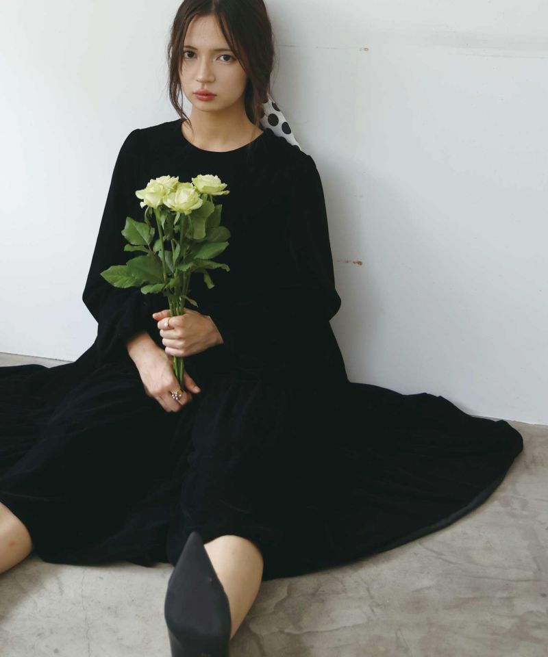 model：H160　着用サイズ：M　ブラック