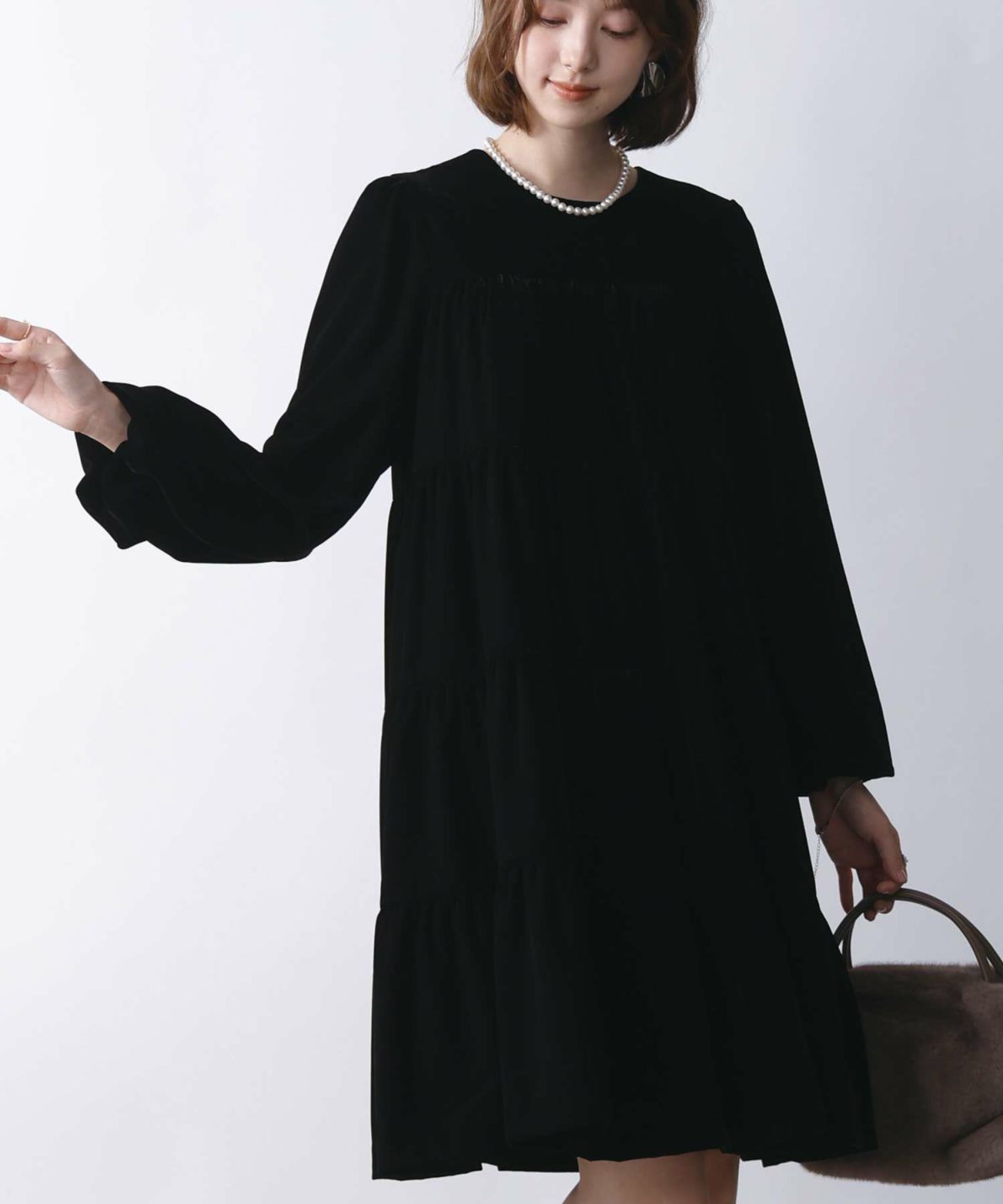 model：H171　着用サイズ：M　ブラック