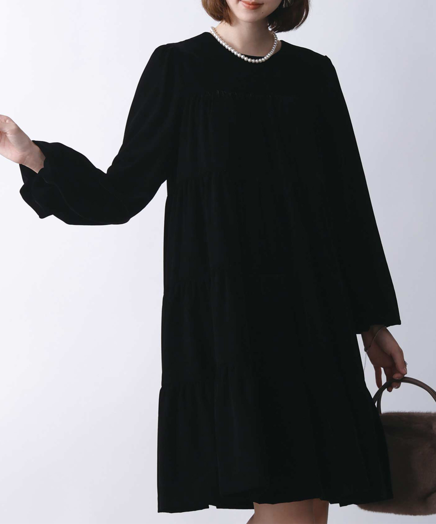 model：H171　着用サイズ：M　ブラック