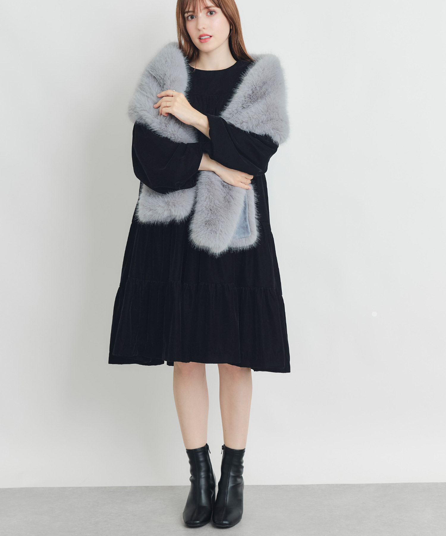 model：H171　着用サイズ：M　ブラック