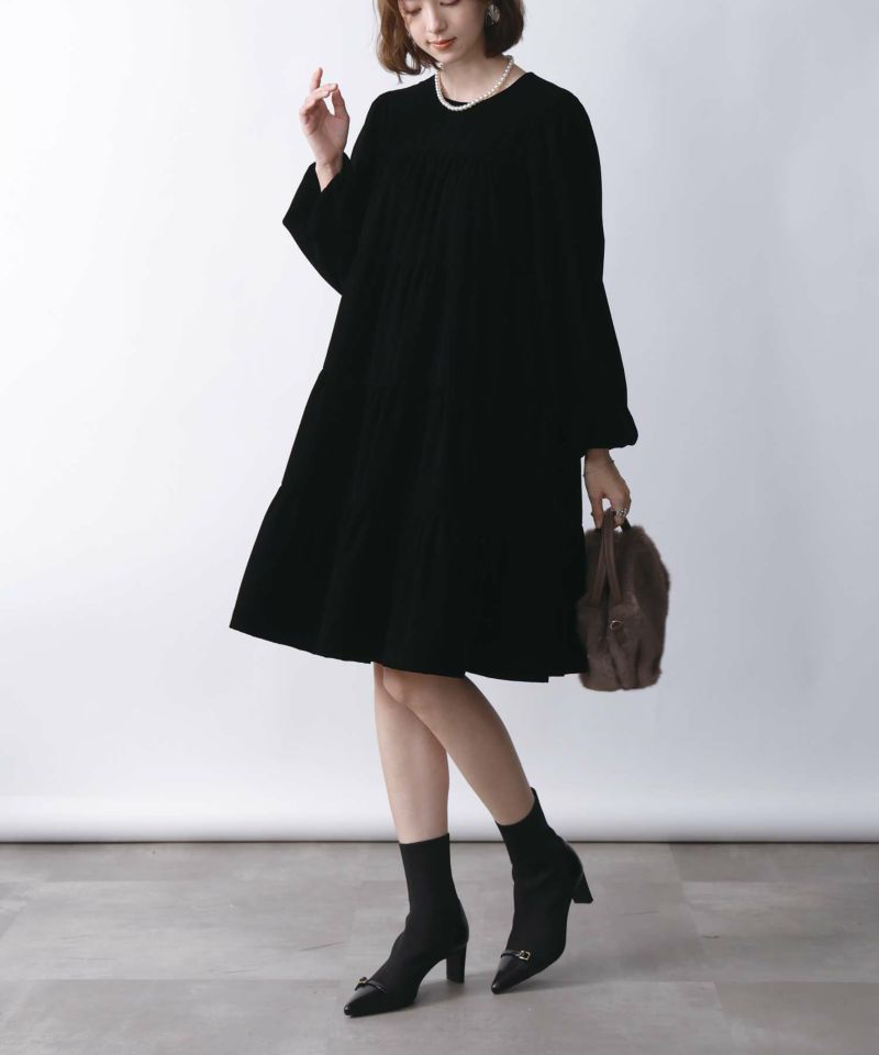 model：H171　着用サイズ：M　ブラック