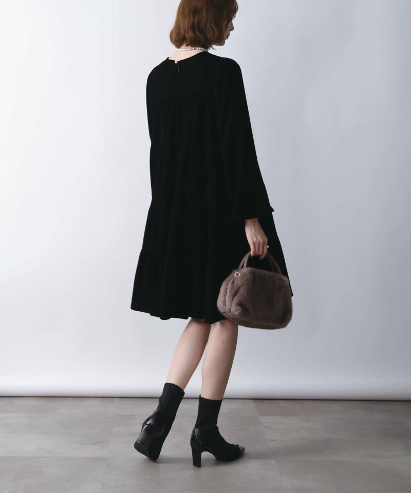 ベロアティアードワンピース　ピッチン ベロアティアードワンピース | PICCIN (ピッチン) 公式通販