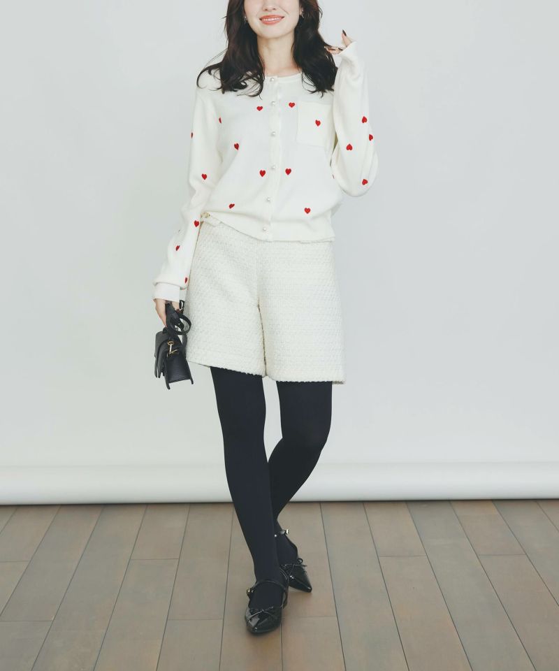 model：H155　着用サイズ：M　オフホワイト