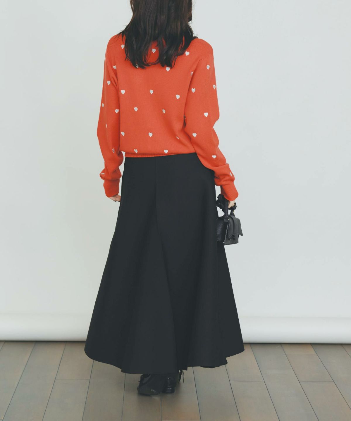 model：H155　着用サイズ：M　レッド