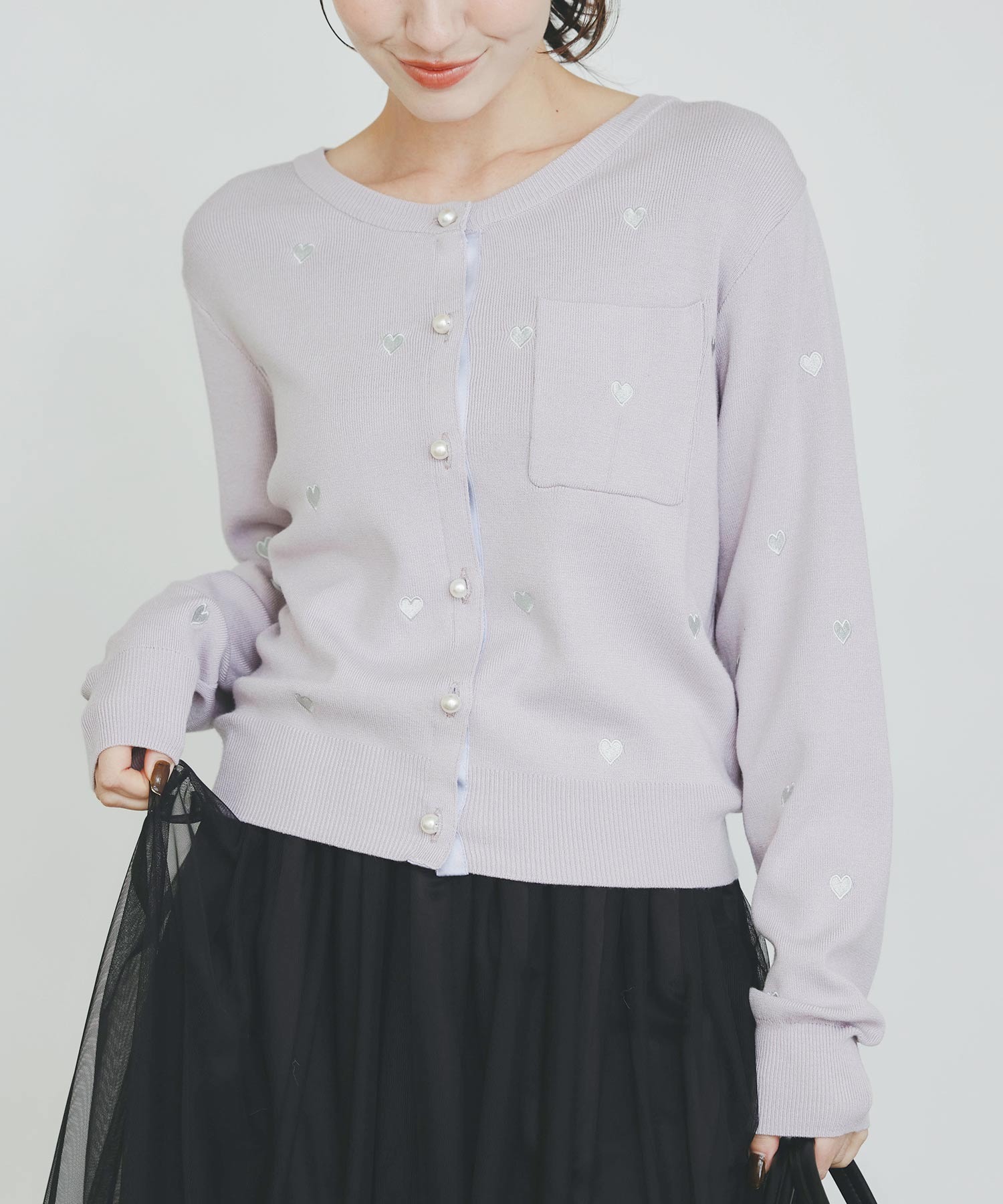 model：H155　着用サイズ：M　ブラック