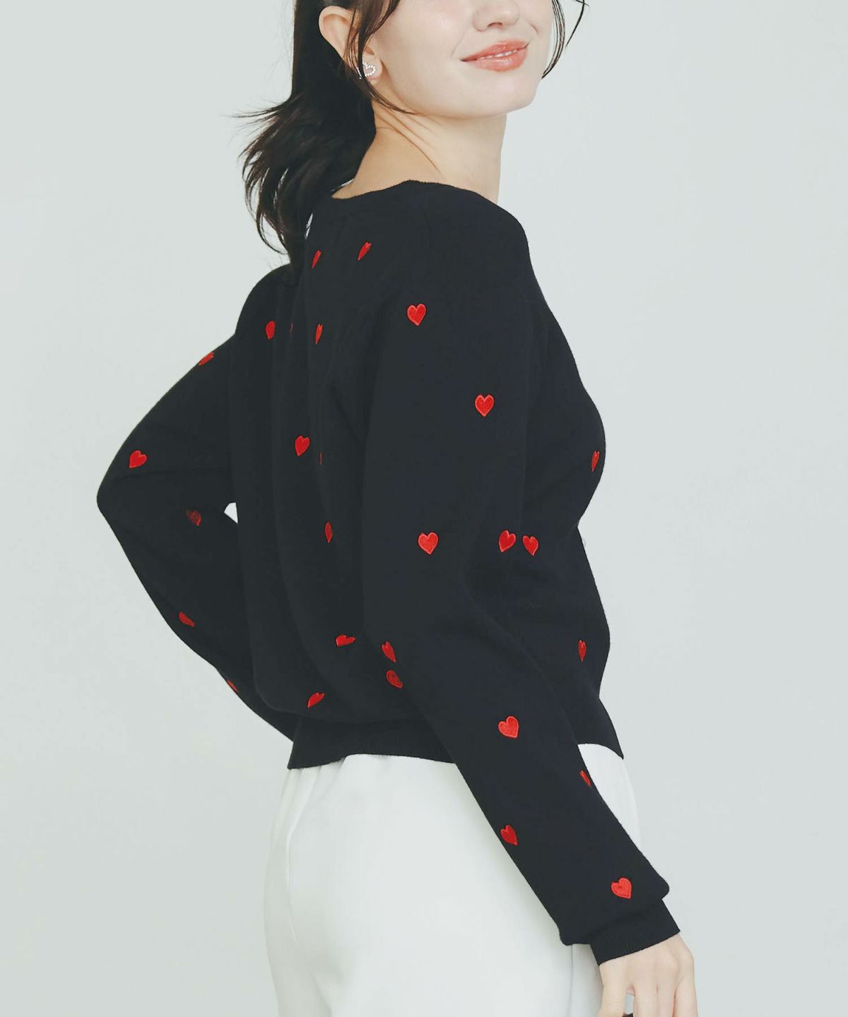 model：H155　着用サイズ：M　ブラック