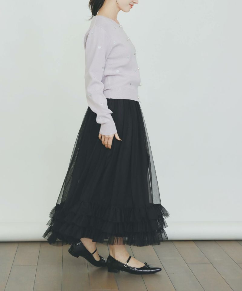 model：H155　着用サイズ：M　ラベンダー