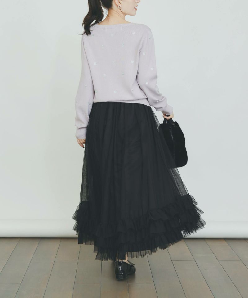 model：H155　着用サイズ：M　ラベンダー