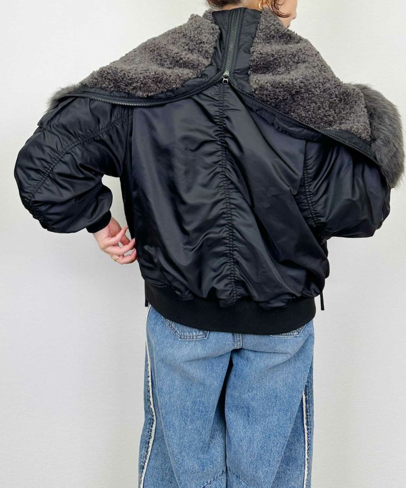 model：H164　着用サイズ：M　ブラック