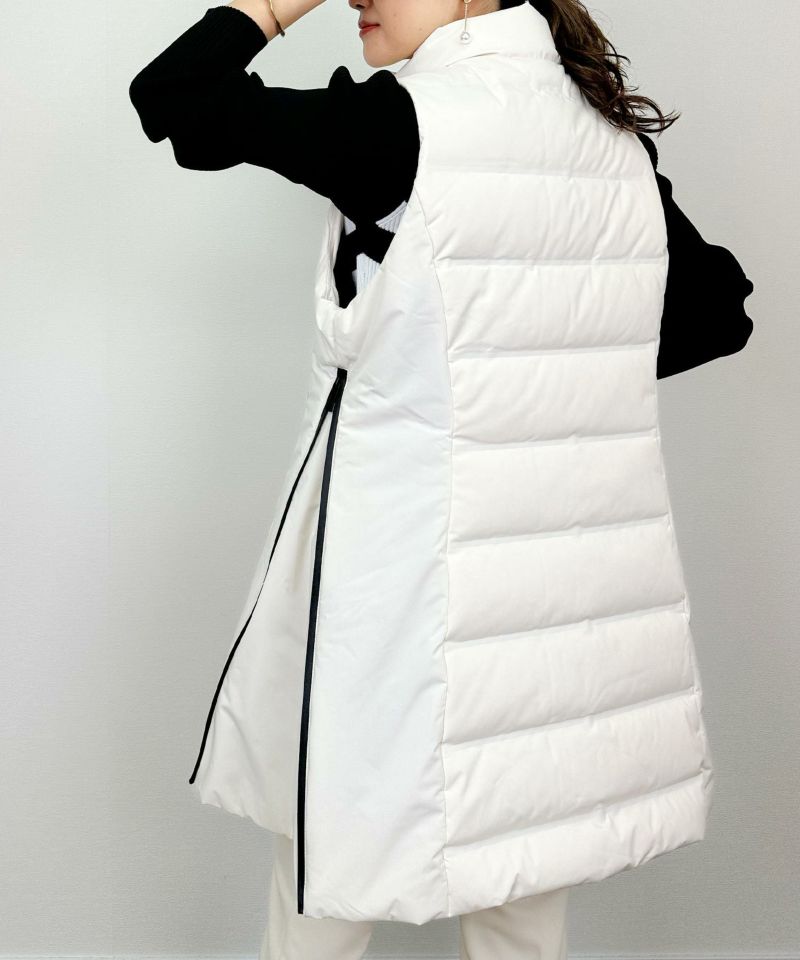 model：H164　着用サイズ：M　オフホワイト