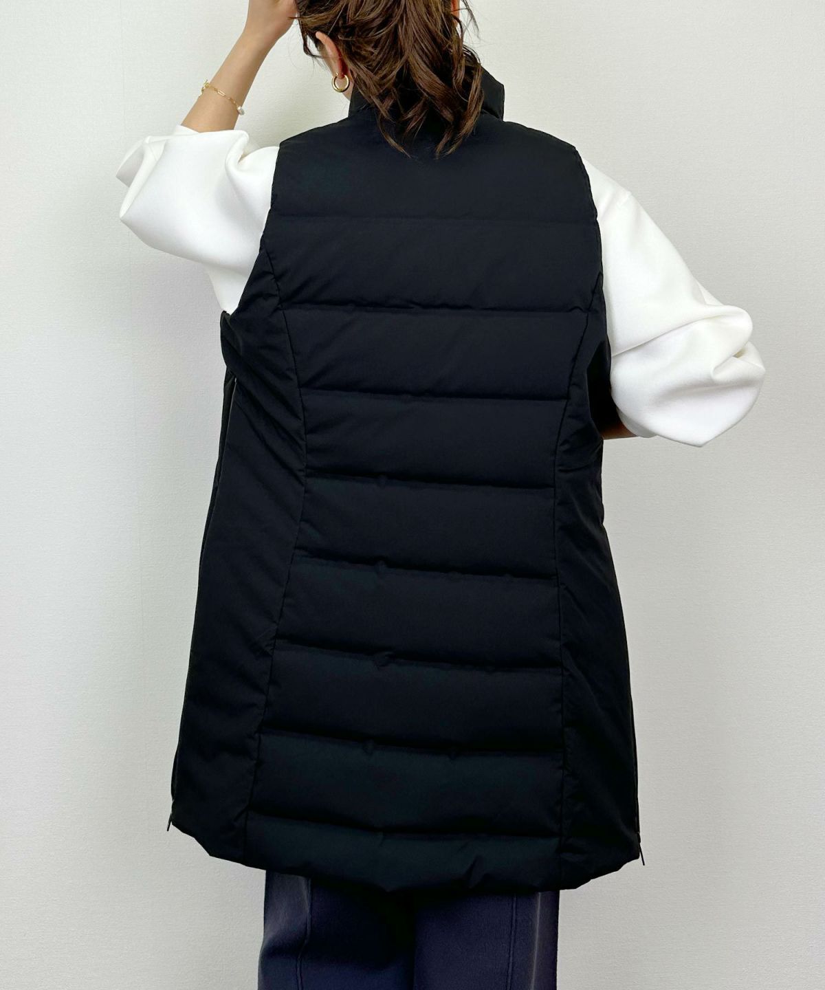 model：H164　着用サイズ：M　ブラック