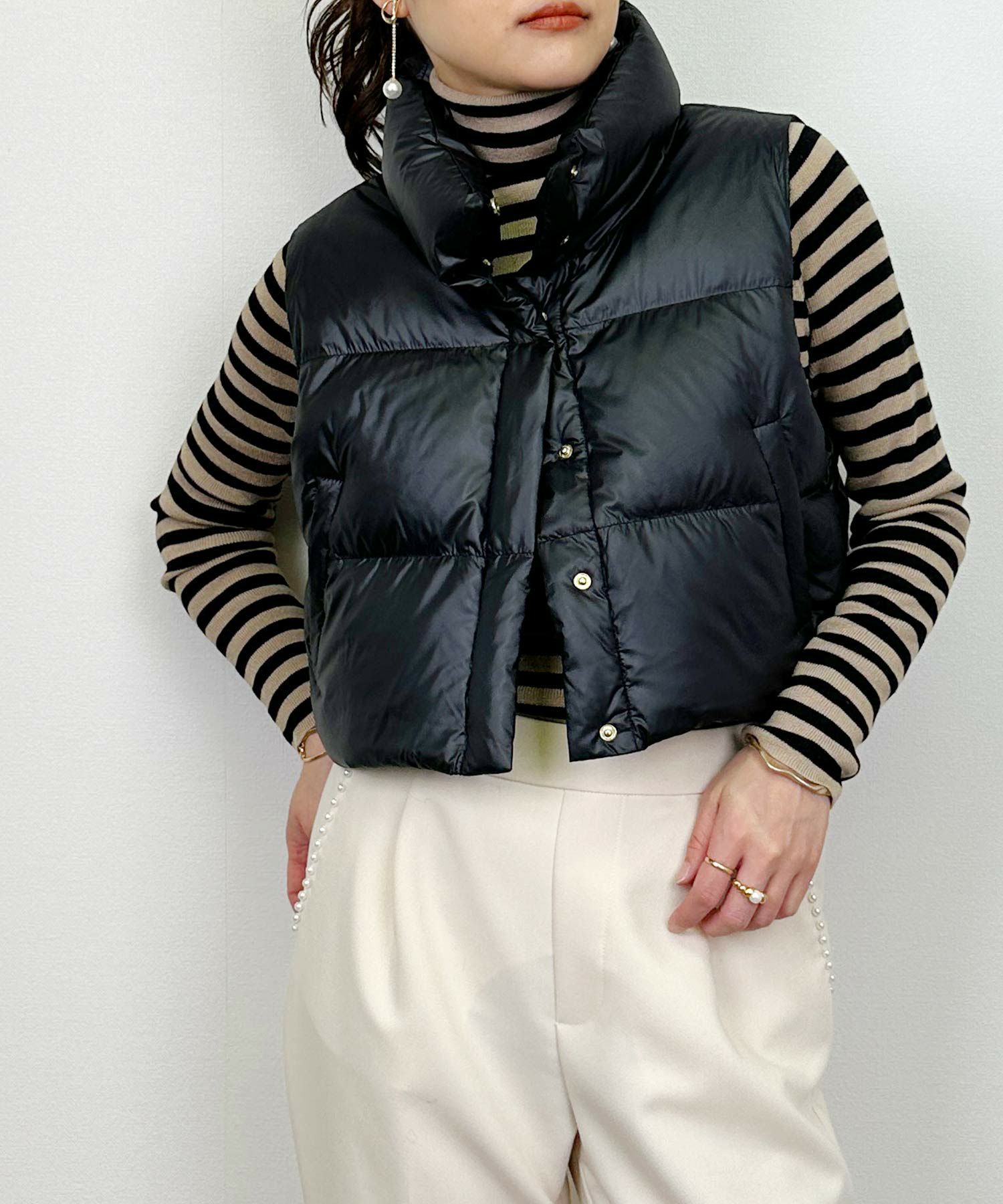 model：H164　着用サイズ：M　ブラック