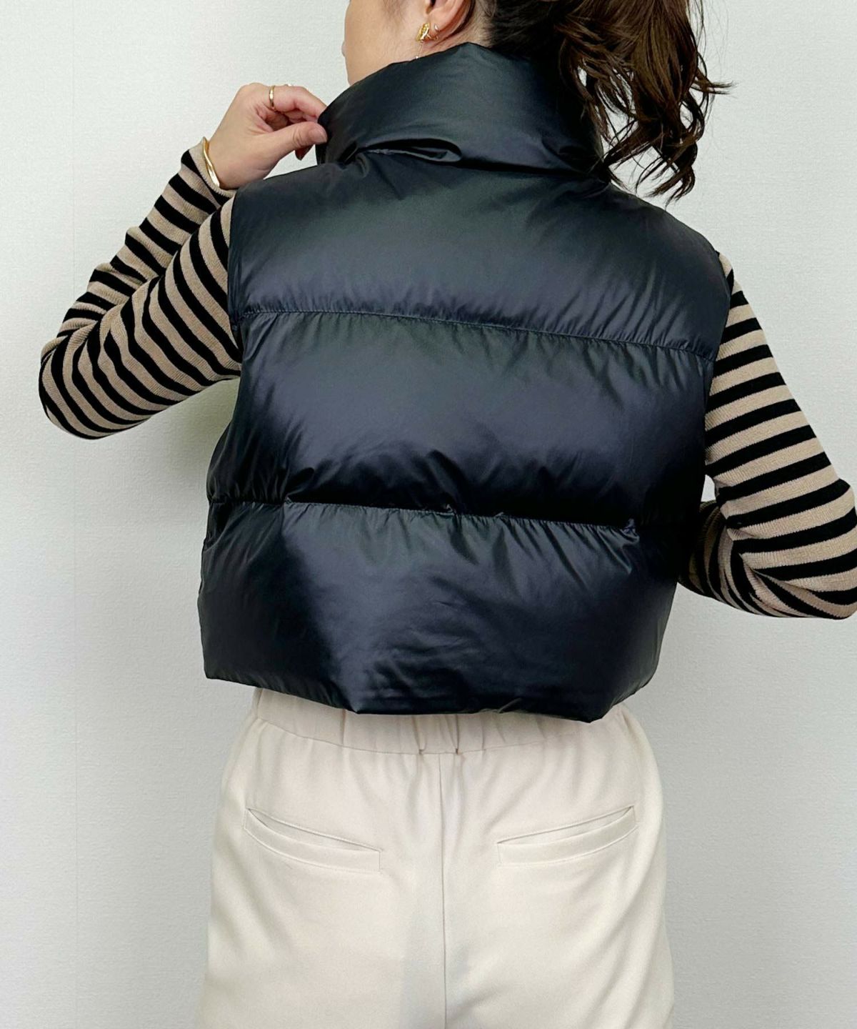 model：H164　着用サイズ：M　ブラック