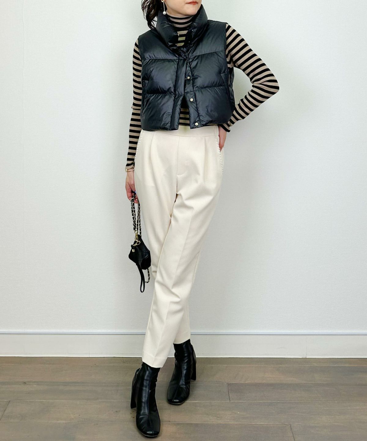 model：H164　着用サイズ：M　ブラック