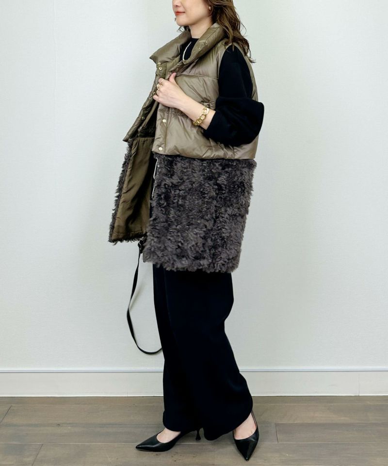 model：H164　着用サイズ：M　グレー