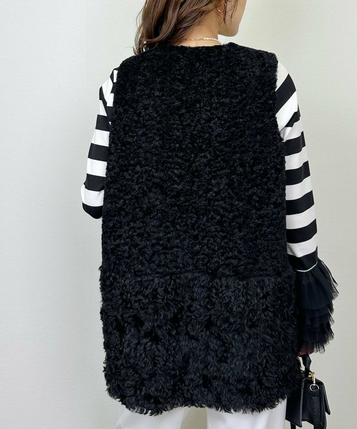 model：H164　着用サイズ：M ブラック